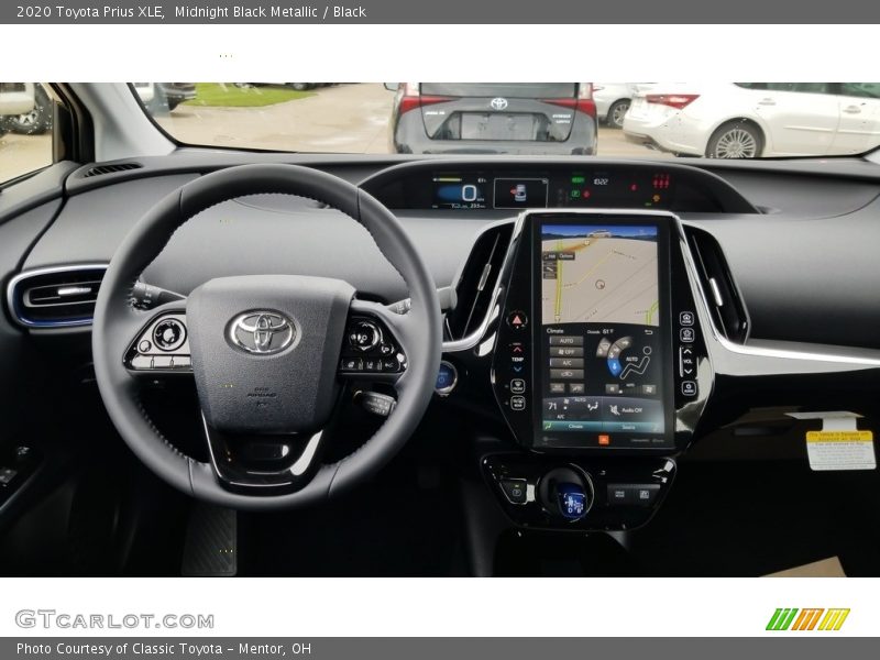 Midnight Black Metallic / Black 2020 Toyota Prius XLE