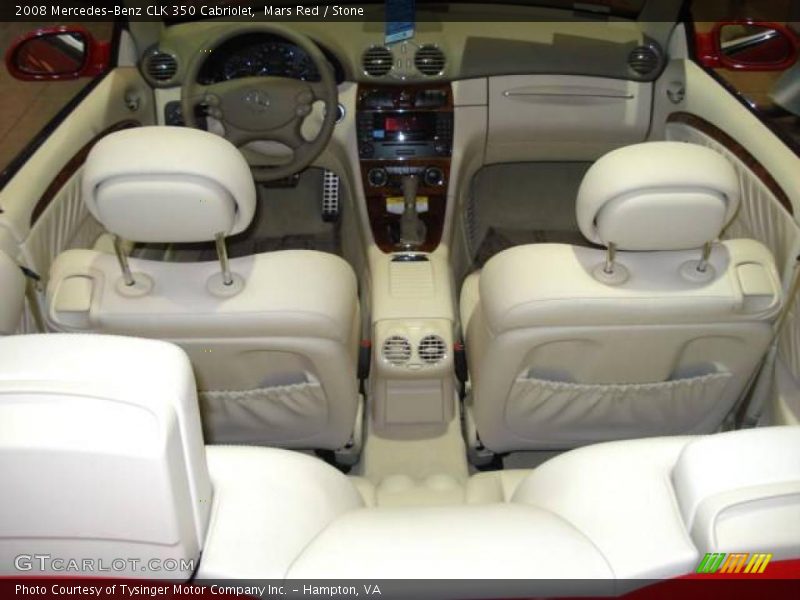 Mars Red / Stone 2008 Mercedes-Benz CLK 350 Cabriolet