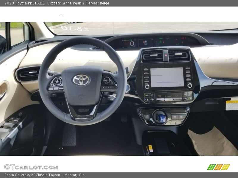 Blizzard White Pearl / Harvest Beige 2020 Toyota Prius XLE
