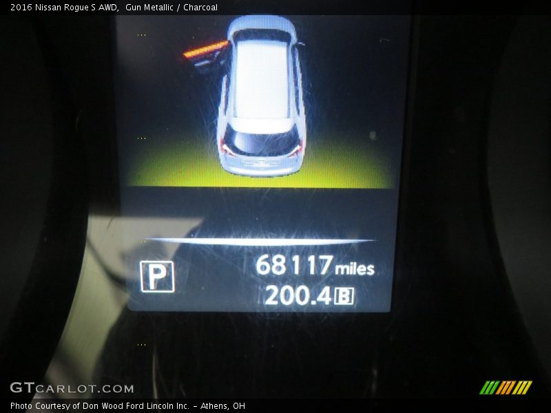 Gun Metallic / Charcoal 2016 Nissan Rogue S AWD