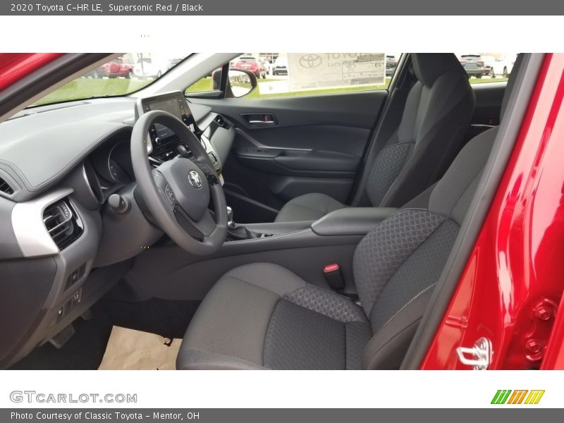 Supersonic Red / Black 2020 Toyota C-HR LE