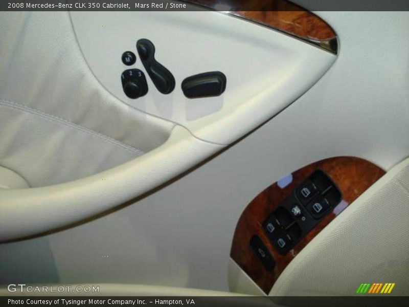 Mars Red / Stone 2008 Mercedes-Benz CLK 350 Cabriolet