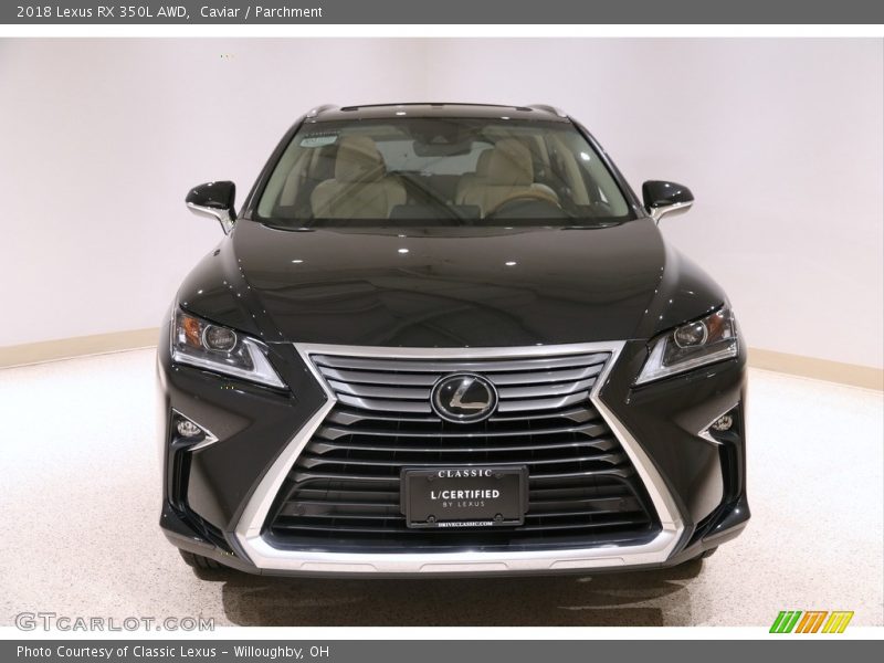 Caviar / Parchment 2018 Lexus RX 350L AWD
