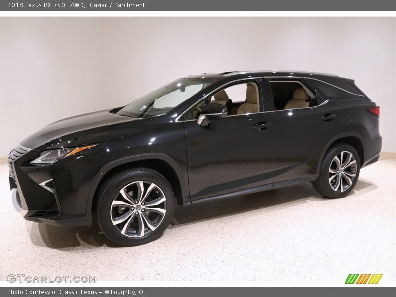 Caviar / Parchment 2018 Lexus RX 350L AWD