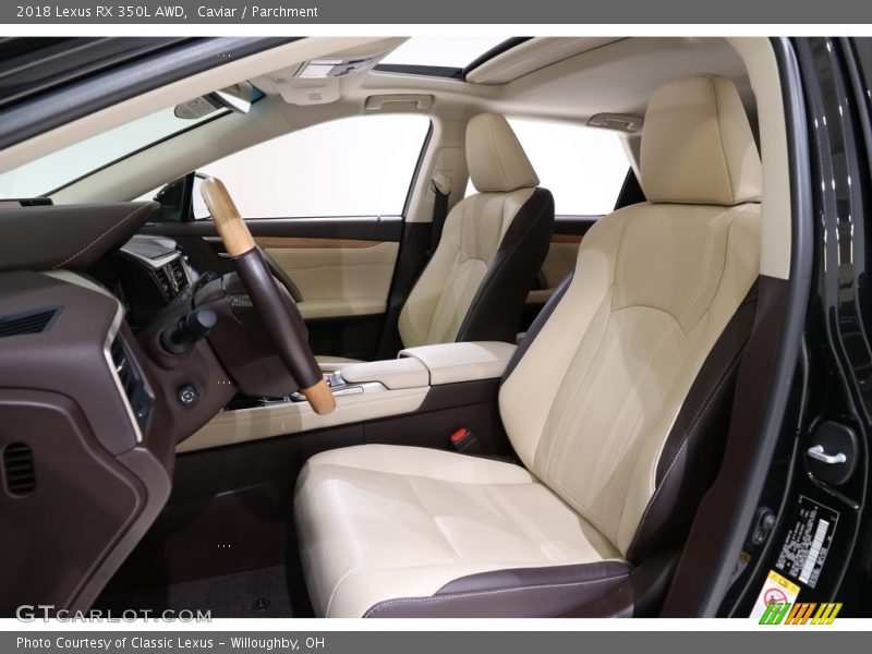 Caviar / Parchment 2018 Lexus RX 350L AWD