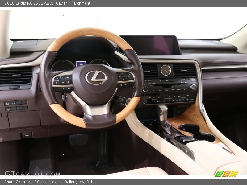Caviar / Parchment 2018 Lexus RX 350L AWD