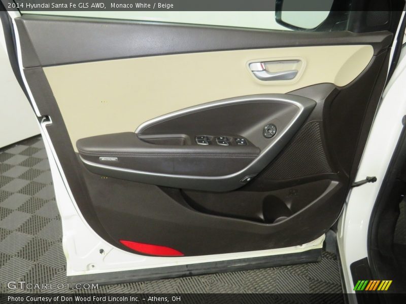 Door Panel of 2014 Santa Fe GLS AWD