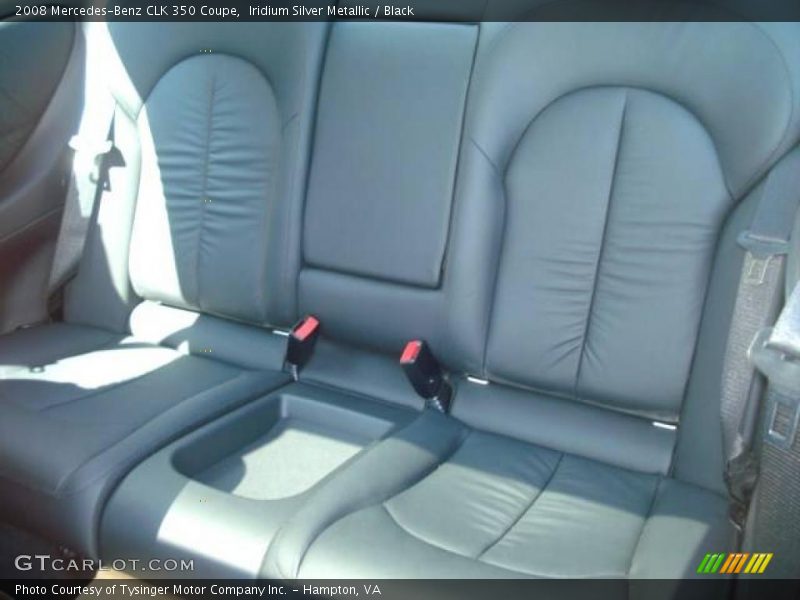Iridium Silver Metallic / Black 2008 Mercedes-Benz CLK 350 Coupe