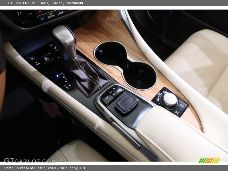 Caviar / Parchment 2018 Lexus RX 350L AWD