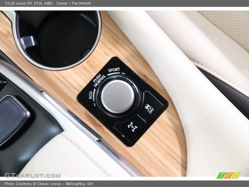 Caviar / Parchment 2018 Lexus RX 350L AWD