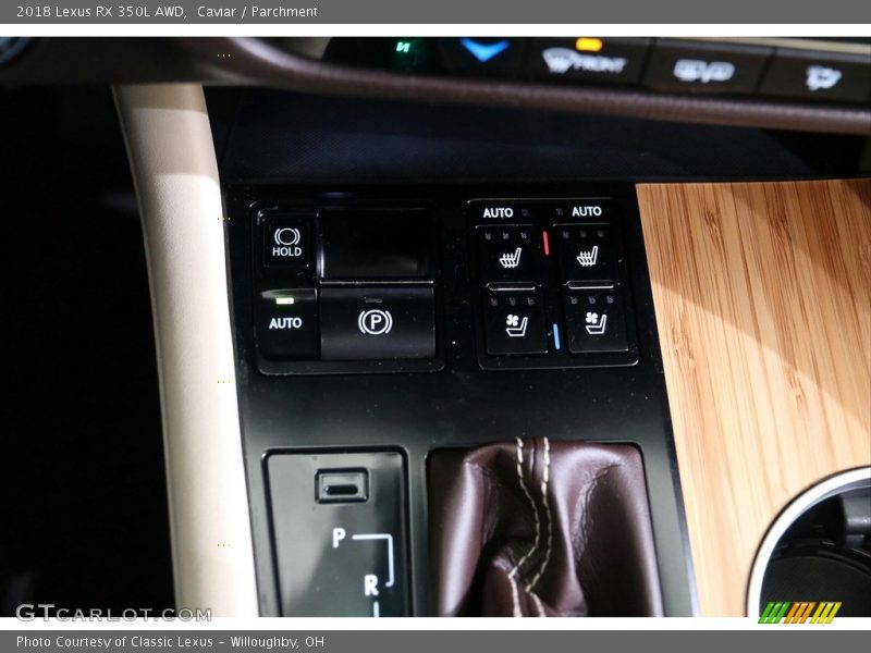 Caviar / Parchment 2018 Lexus RX 350L AWD