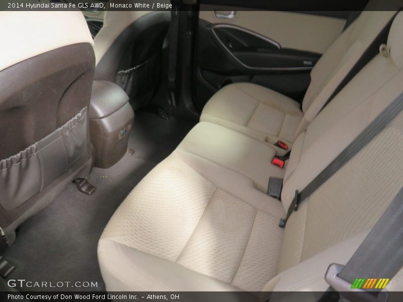 Rear Seat of 2014 Santa Fe GLS AWD