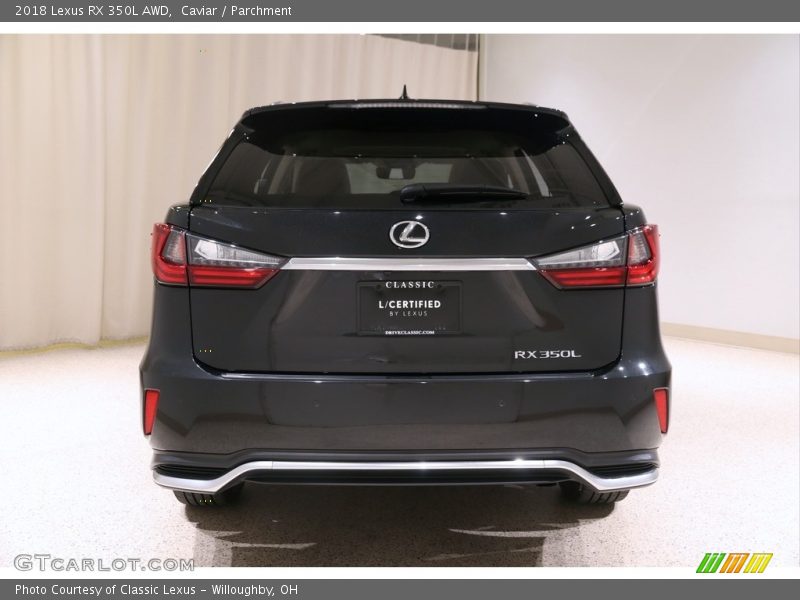 Caviar / Parchment 2018 Lexus RX 350L AWD