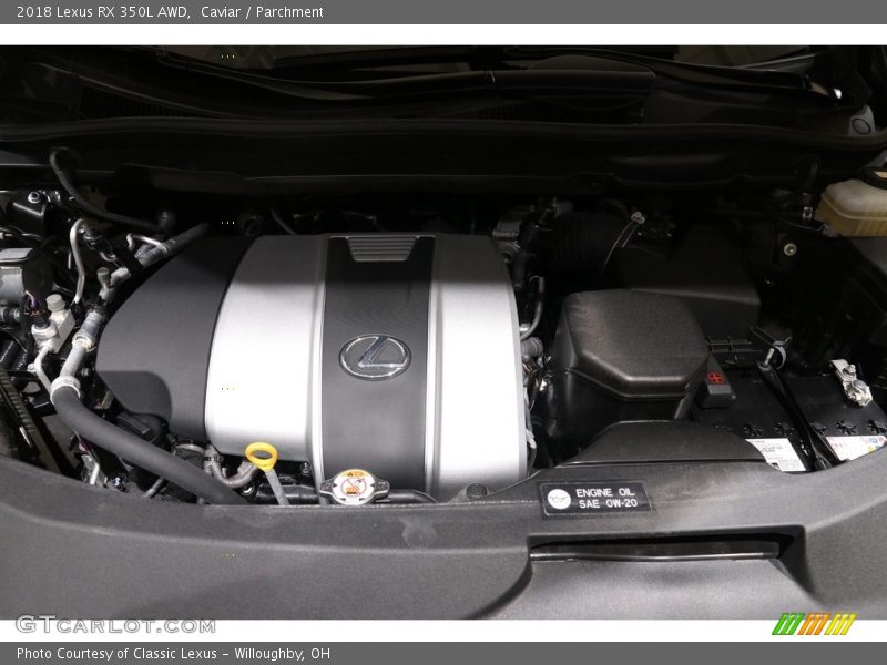 Caviar / Parchment 2018 Lexus RX 350L AWD