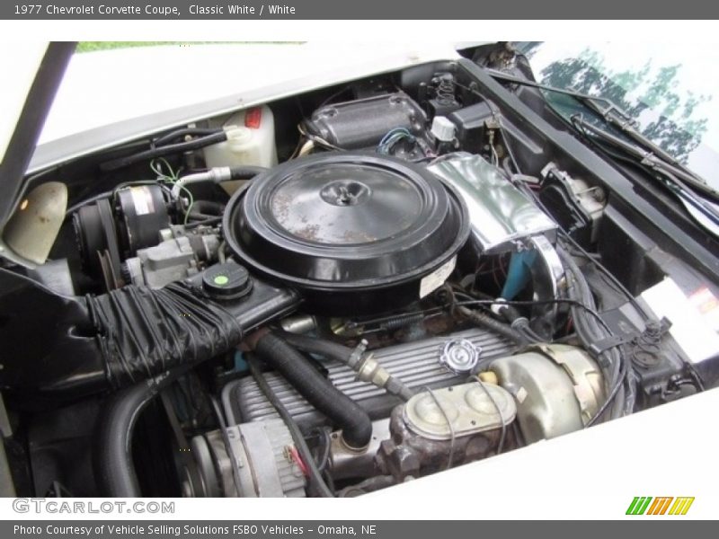  1977 Corvette Coupe Engine - 350 cid OHV 16-Valve V8