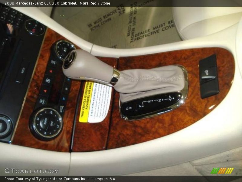 Mars Red / Stone 2008 Mercedes-Benz CLK 350 Cabriolet