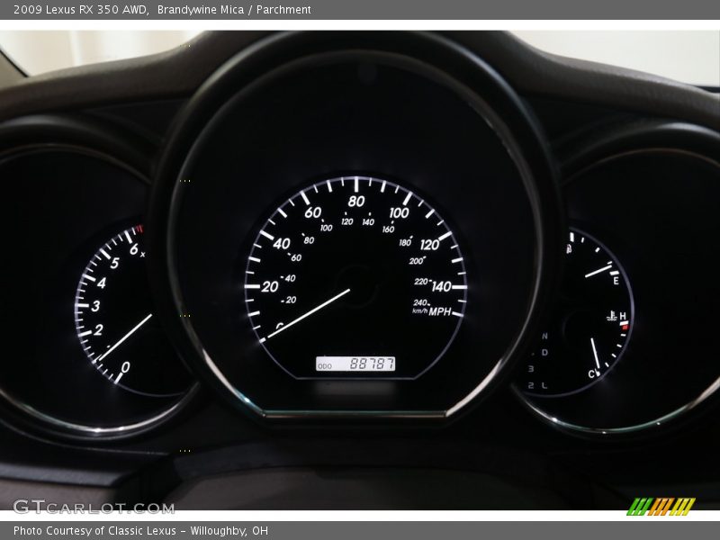 Brandywine Mica / Parchment 2009 Lexus RX 350 AWD
