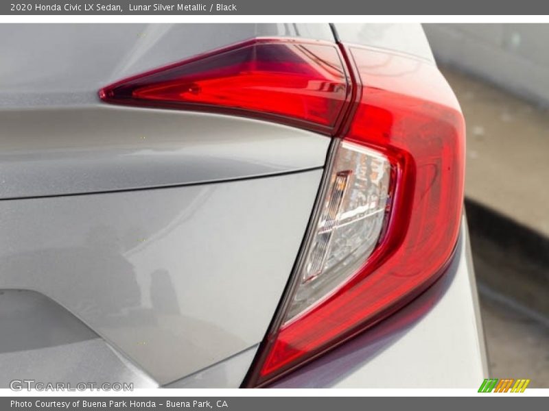 Lunar Silver Metallic / Black 2020 Honda Civic LX Sedan