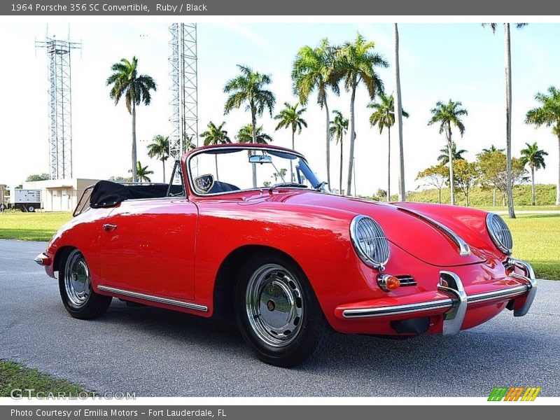 Front 3/4 View of 1964 356 SC Convertible