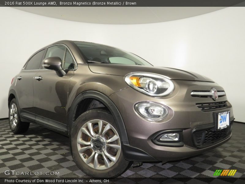 Bronzo Magnetico (Bronze Metallic) / Brown 2016 Fiat 500X Lounge AWD