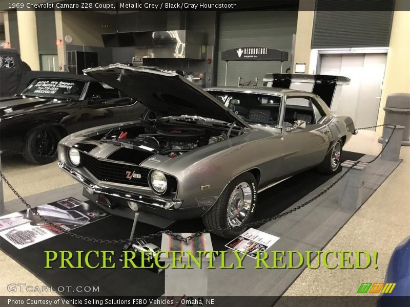 Metallic Grey / Black/Gray Houndstooth 1969 Chevrolet Camaro Z28 Coupe
