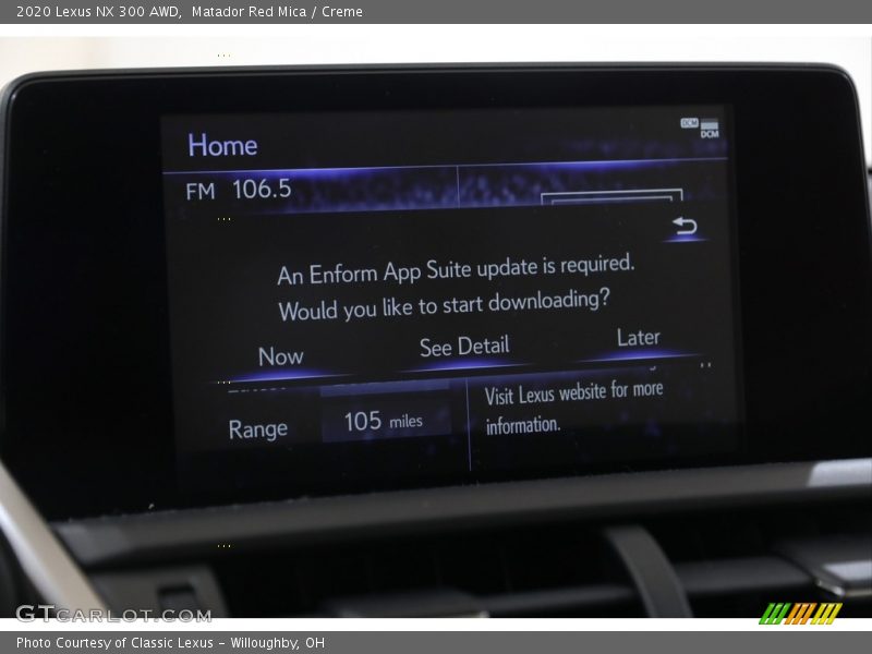Matador Red Mica / Creme 2020 Lexus NX 300 AWD