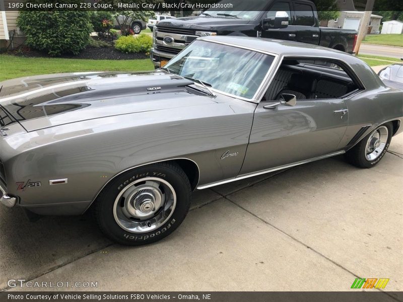 Metallic Grey / Black/Gray Houndstooth 1969 Chevrolet Camaro Z28 Coupe