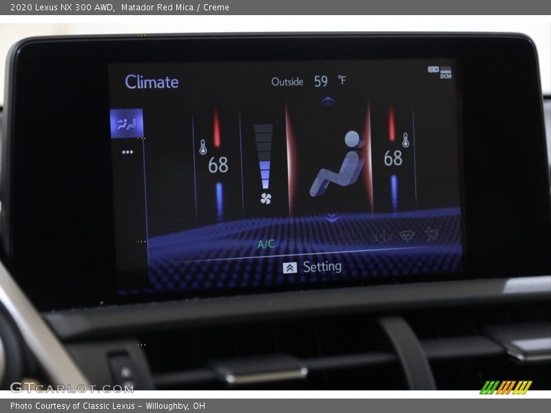 Matador Red Mica / Creme 2020 Lexus NX 300 AWD