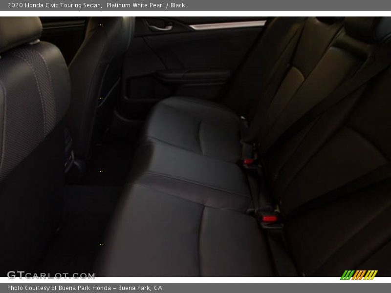 Platinum White Pearl / Black 2020 Honda Civic Touring Sedan