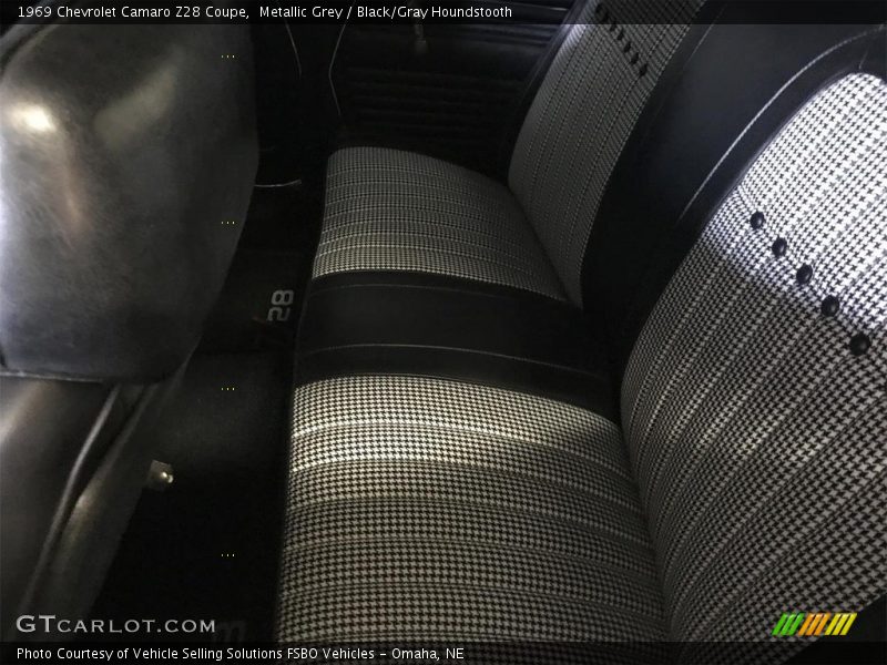 Rear Seat of 1969 Camaro Z28 Coupe