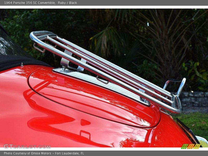 Ruby / Black 1964 Porsche 356 SC Convertible