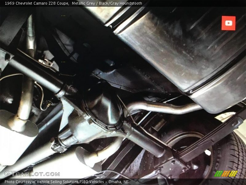 Undercarriage of 1969 Camaro Z28 Coupe