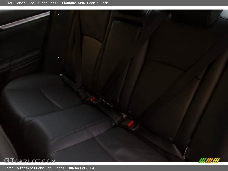 Platinum White Pearl / Black 2020 Honda Civic Touring Sedan