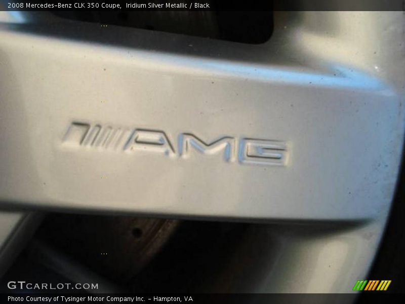 Iridium Silver Metallic / Black 2008 Mercedes-Benz CLK 350 Coupe