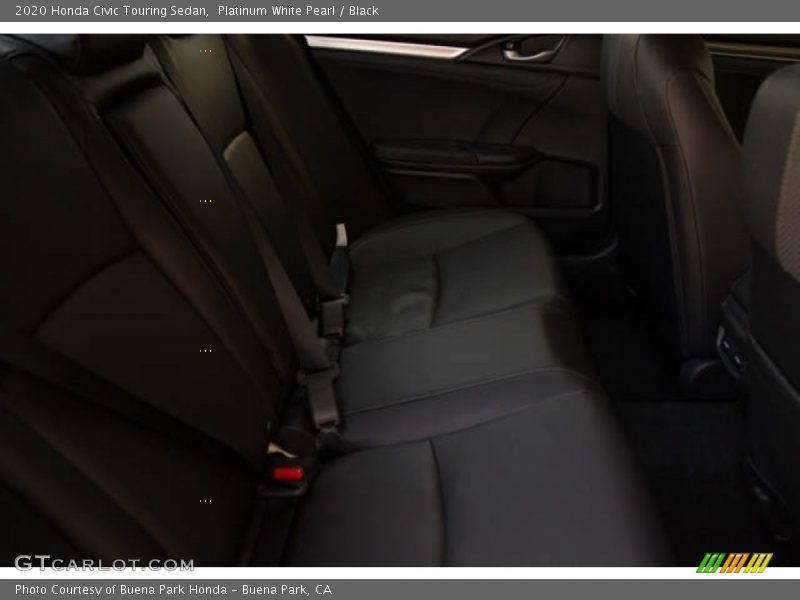 Platinum White Pearl / Black 2020 Honda Civic Touring Sedan