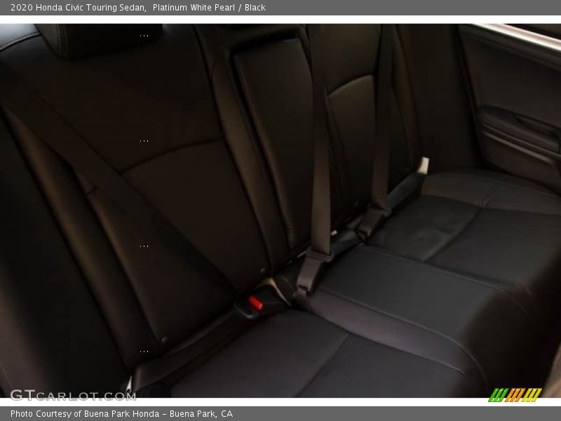 Platinum White Pearl / Black 2020 Honda Civic Touring Sedan