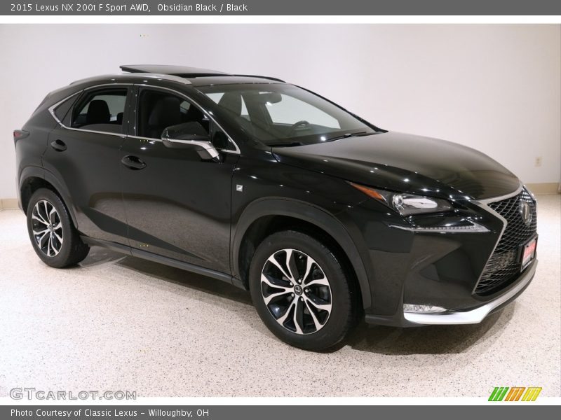  2015 NX 200t F Sport AWD Obsidian Black