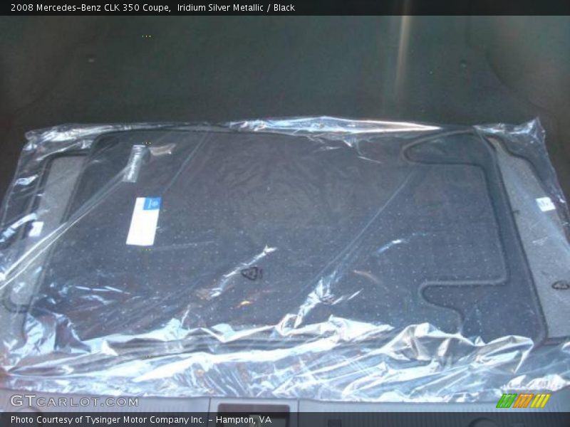 Iridium Silver Metallic / Black 2008 Mercedes-Benz CLK 350 Coupe