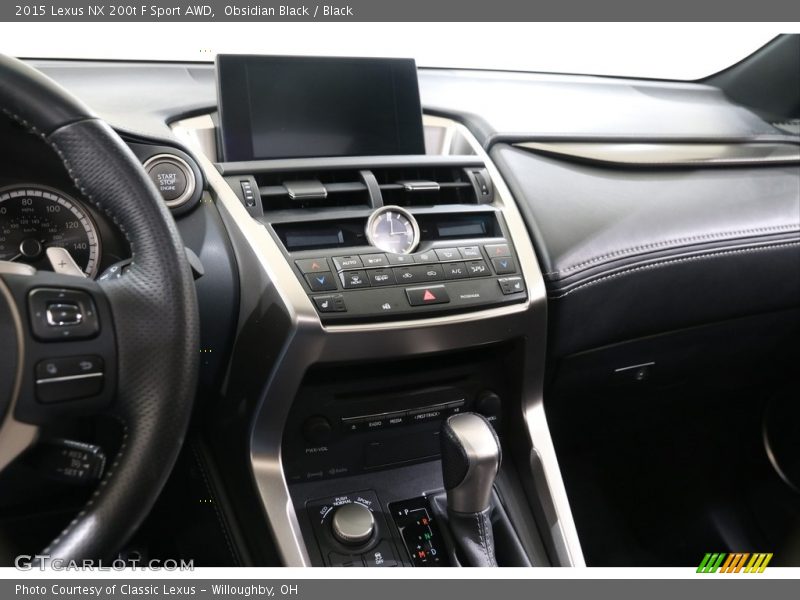 Controls of 2015 NX 200t F Sport AWD