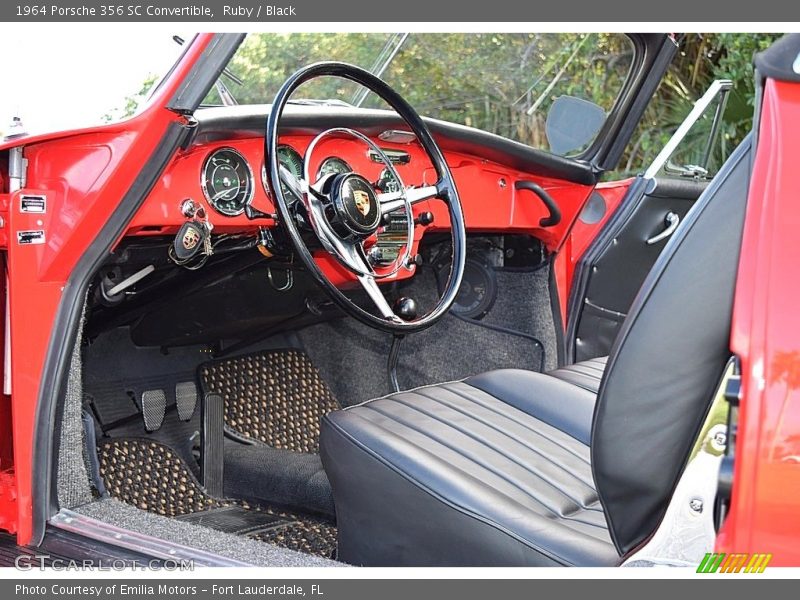 Front Seat of 1964 356 SC Convertible