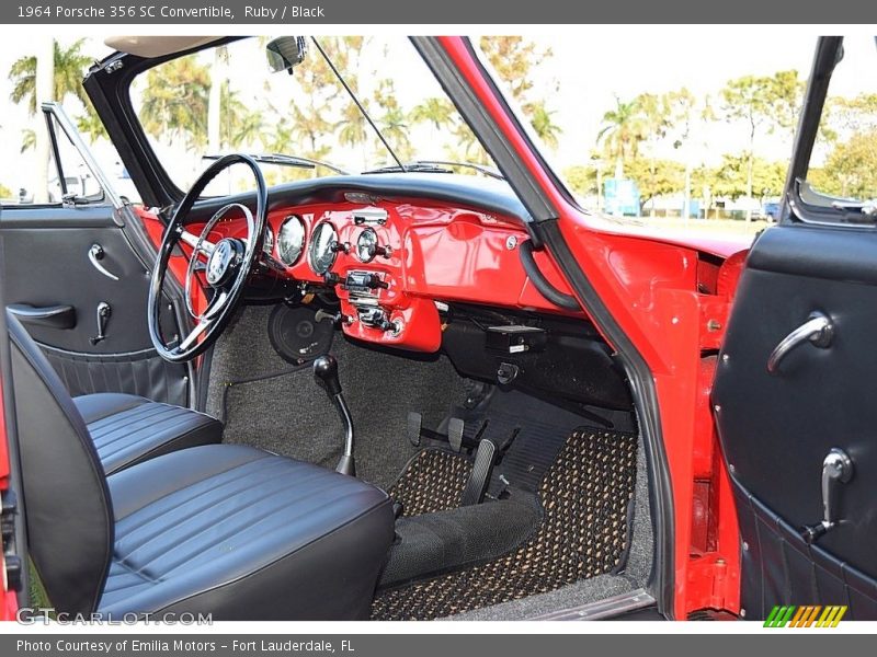  1964 356 SC Convertible Black Interior