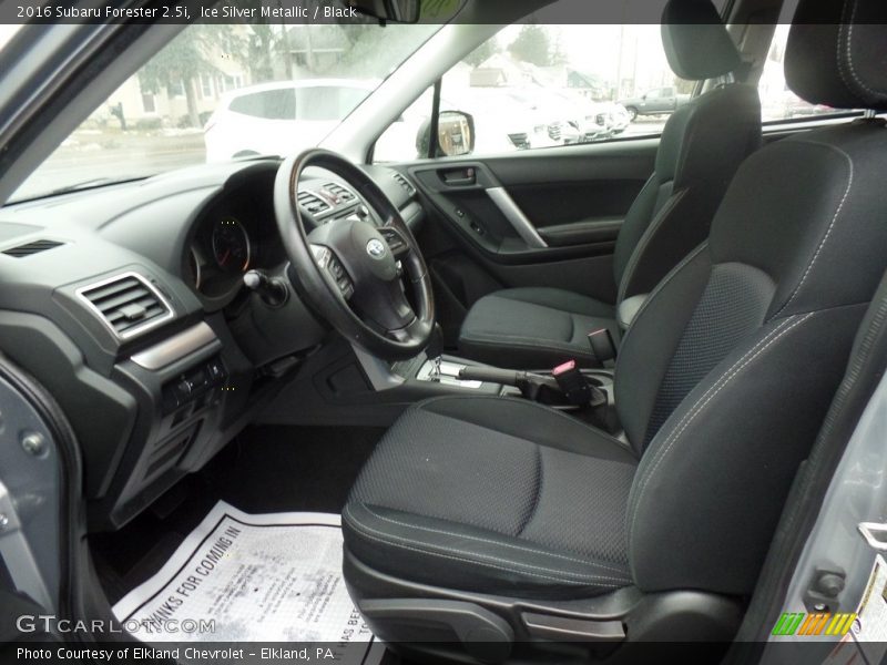 Ice Silver Metallic / Black 2016 Subaru Forester 2.5i
