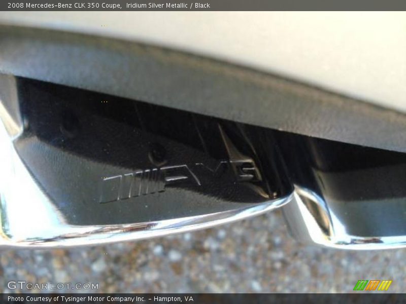 Iridium Silver Metallic / Black 2008 Mercedes-Benz CLK 350 Coupe