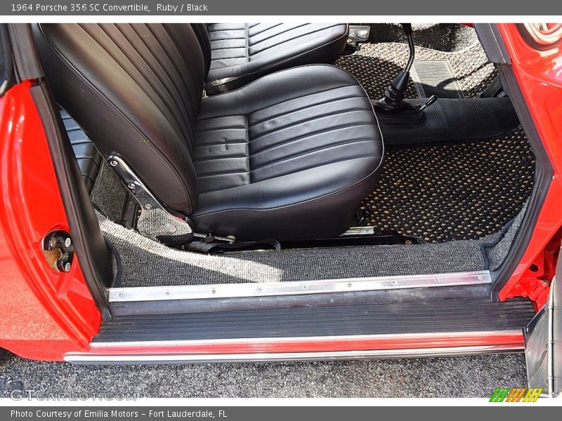 Front Seat of 1964 356 SC Convertible