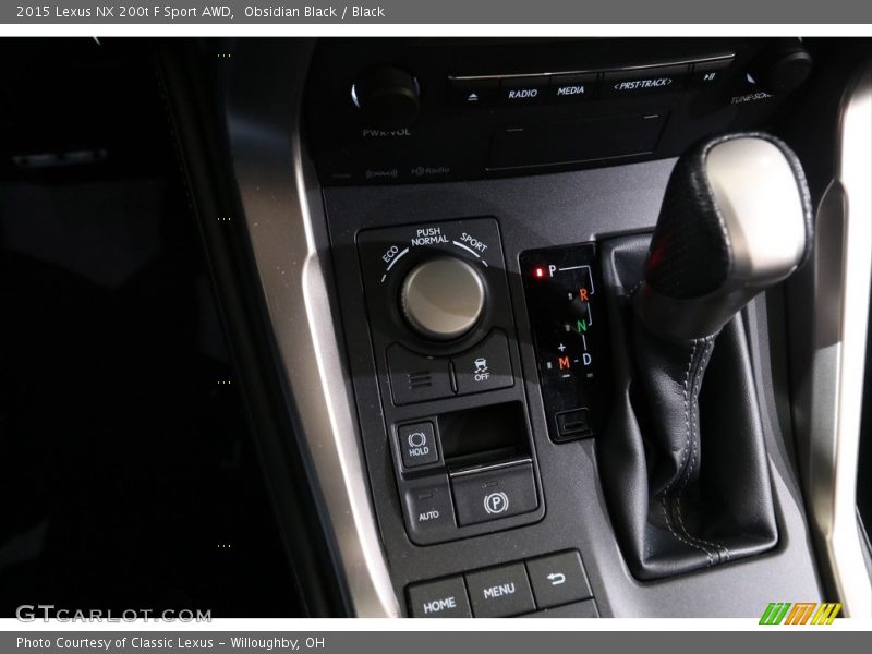 Controls of 2015 NX 200t F Sport AWD