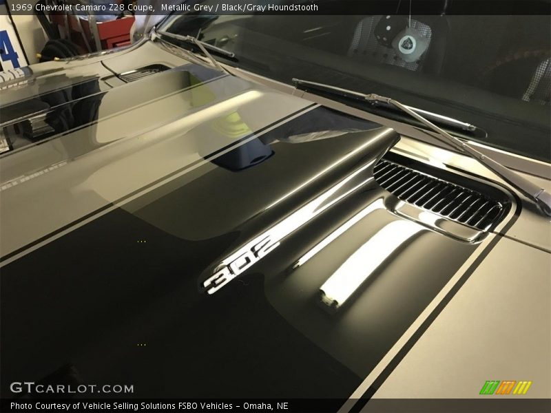 Metallic Grey / Black/Gray Houndstooth 1969 Chevrolet Camaro Z28 Coupe