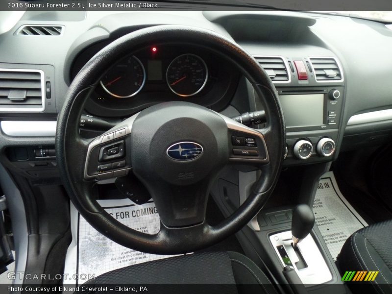 Ice Silver Metallic / Black 2016 Subaru Forester 2.5i