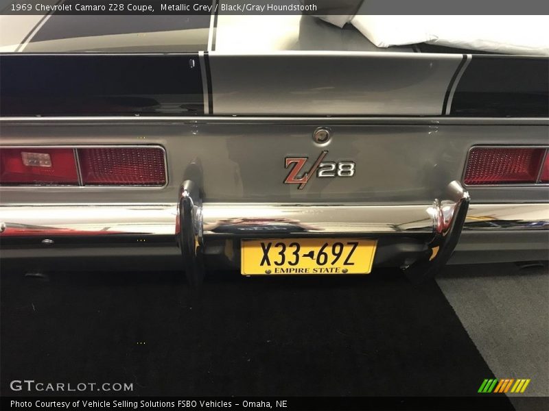 Metallic Grey / Black/Gray Houndstooth 1969 Chevrolet Camaro Z28 Coupe