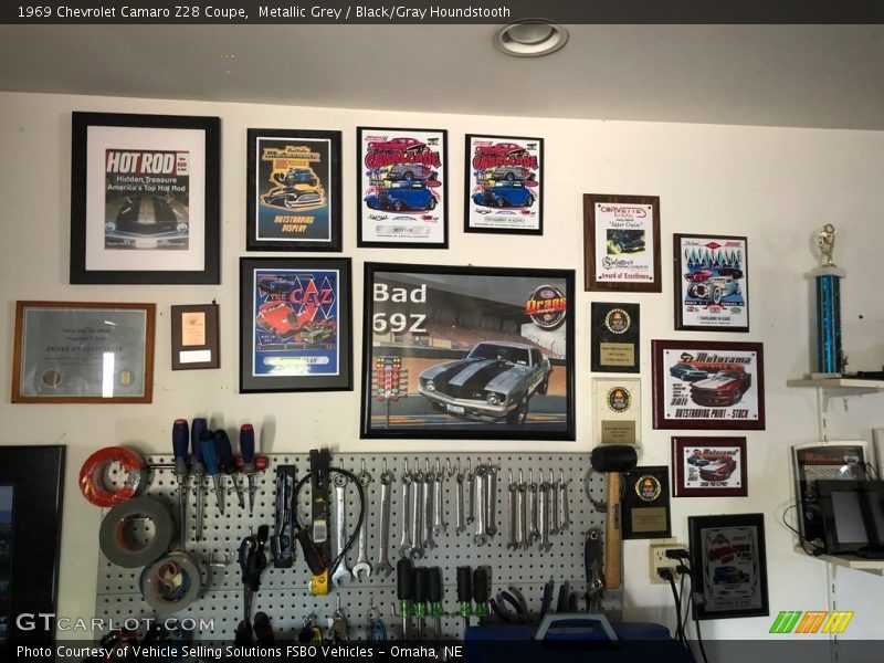 Metallic Grey / Black/Gray Houndstooth 1969 Chevrolet Camaro Z28 Coupe