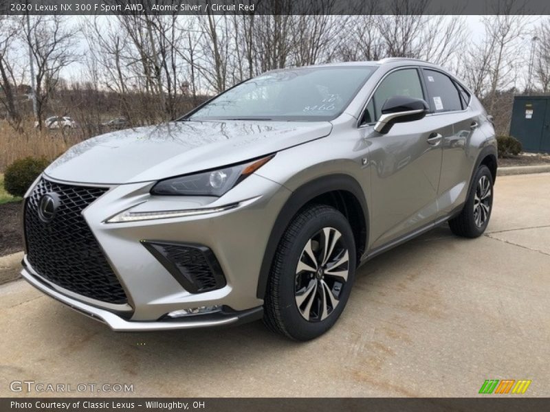 Atomic Silver / Circuit Red 2020 Lexus NX 300 F Sport AWD